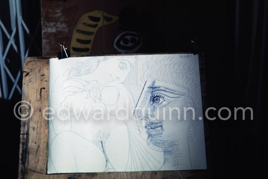 Mas Notre-Dame-de-Vie, Mougins 1969. - Photo by Edward Quinn