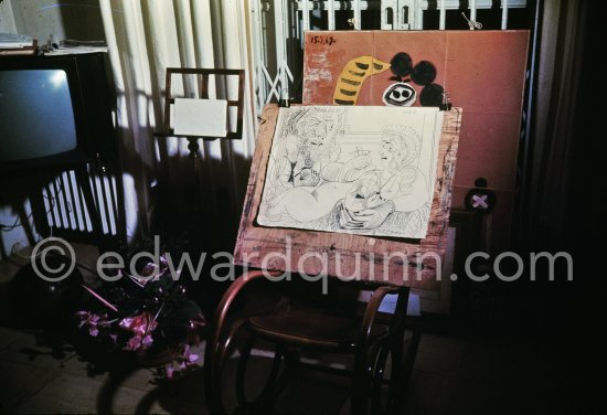 Mas Notre-Dame-de-Vie, Mougins 1969. - Photo by Edward Quinn