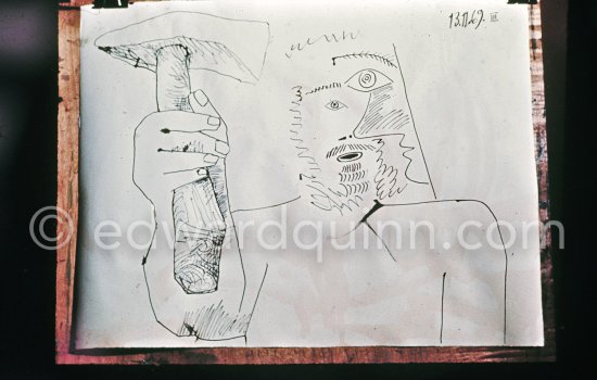 Mas Notre-Dame-de-Vie, Mougins 1969. - Photo by Edward Quinn