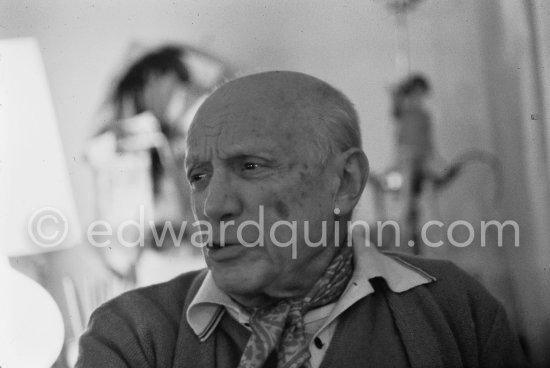 Pablo Picasso at Mas Notre-Dame-de-Vie, Mougins 1969. - Photo by Edward Quinn