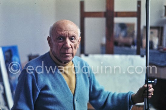 Pablo Picasso at Mas Notre-Dame-de-Vie, Mougins 1969. - Photo by Edward Quinn