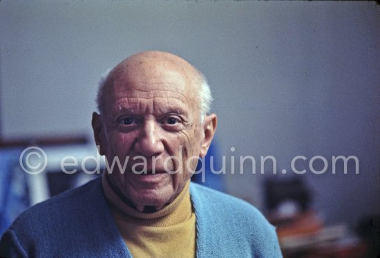 Pablo Picasso at Mas Notre-Dame-de-Vie, Mougins 1969. - Photo by Edward Quinn