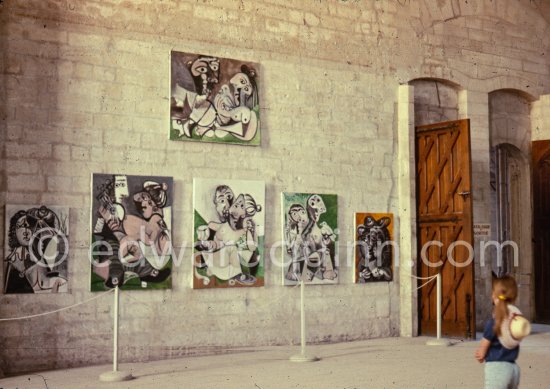 Exhibition Pablo Picasso 1969-70 (Avignon I), Palais des Papes, Avignon, 1.5.-30.9.1970. - Photo by Edward Quinn