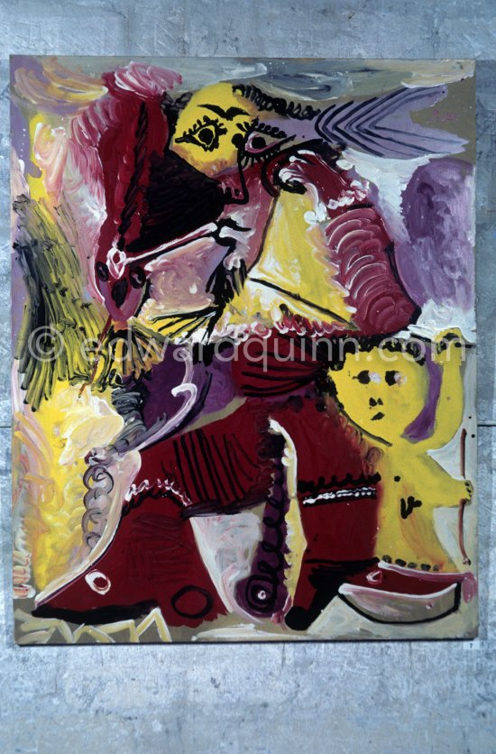 Exhibition "Pablo Picasso 1969-1970" (Avignon I), Palais des Papes, Avignon, 1.5.-30.9.1970. - Photo by Edward Quinn