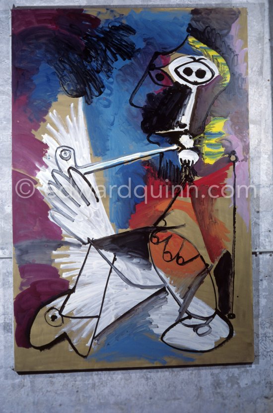 Exhibition "Pablo Picasso 1969-1970" (Avignon I), Palais des Papes, Avignon, 1.5.-30.9.1970. - Photo by Edward Quinn