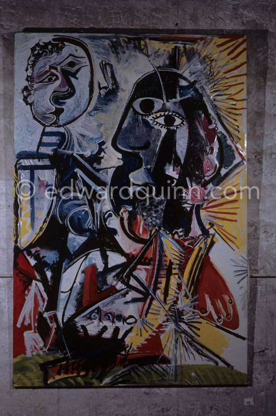 Exhibition "Pablo Picasso 1969-1970" (Avignon I), Palais des Papes, Avignon, 1.5.-30.9.1970. - Photo by Edward Quinn