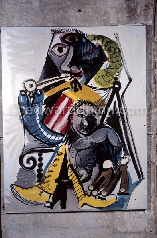 Exhibition "Pablo Picasso 1969-1970" (Avignon I), Palais des Papes, Avignon, 1.5.-30.9.1970. - Photo by Edward Quinn