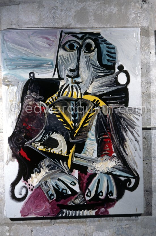 Exhibition "Pablo Picasso 1969-1970" (Avignon I), Palais des Papes, Avignon, 1.5.-30.9.1970. - Photo by Edward Quinn