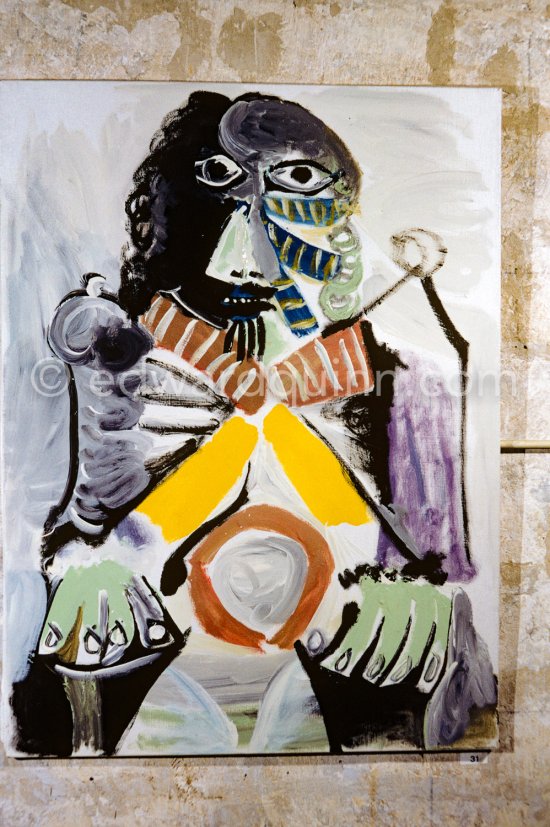 Exhibition "Pablo Picasso 1969-1970" (Avignon I), Palais des Papes, Avignon, 1.5.-30.9.1970. - Photo by Edward Quinn