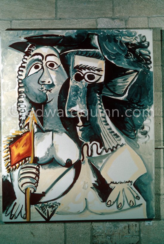 Exhibition "Pablo Picasso 1969-1970" (Avignon I), Palais des Papes, Avignon, 1.5.-30.9.1970. - Photo by Edward Quinn