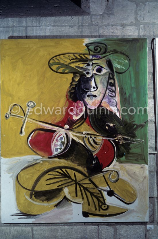 Exhibition "Pablo Picasso 1969-1970" (Avignon I), Palais des Papes, Avignon, 1.5.-30.9.1970. - Photo by Edward Quinn