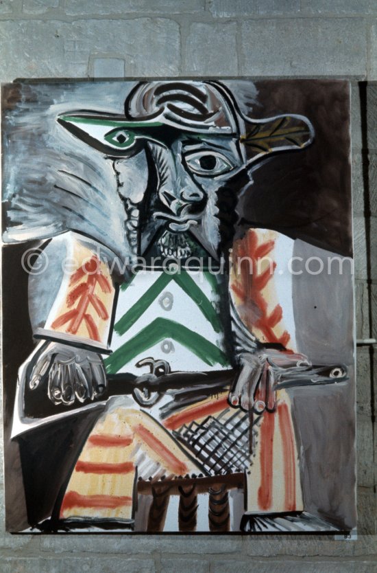 Exhibition "Pablo Picasso 1969-1970" (Avignon I), Palais des Papes, Avignon, 1.5.-30.9.1970. - Photo by Edward Quinn