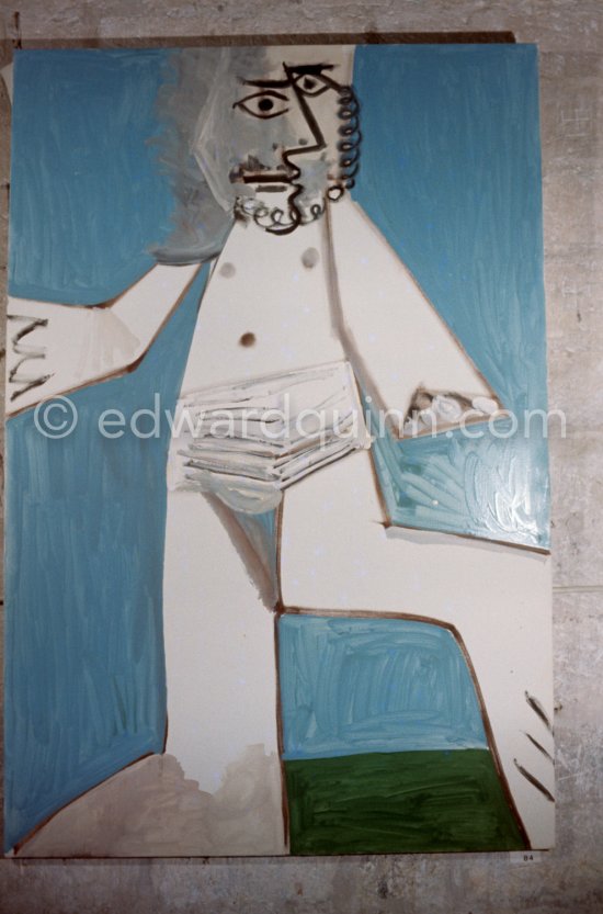 Exhibition "Pablo Picasso 1969-1970" (Avignon I), Palais des Papes, Avignon, 1.5.-30.9.1970. - Photo by Edward Quinn