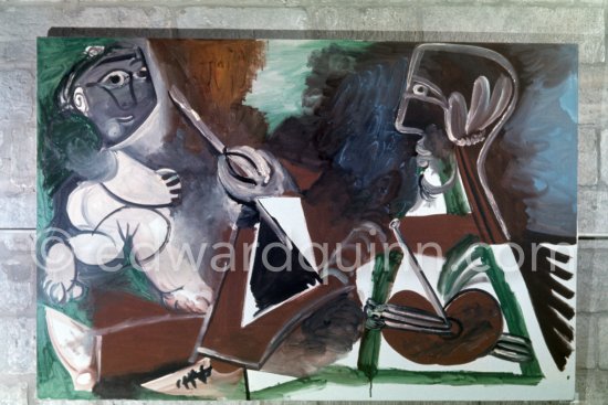 Exhibition "Pablo Picasso 1969-1970" (Avignon I), Palais des Papes, Avignon, 1.5.-30.9.1970. - Photo by Edward Quinn