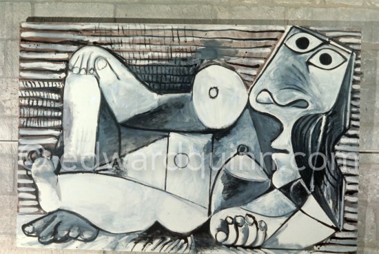 Exhibition "Pablo Picasso 1969-1970" (Avignon I), Palais des Papes, Avignon, 1.5.-30.9.1970. - Photo by Edward Quinn