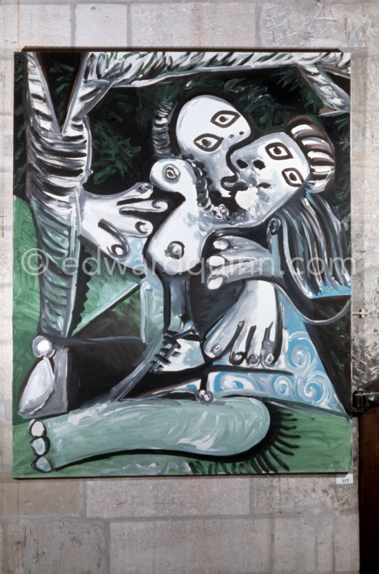 Exhibition "Pablo Picasso 1969-1970" (Avignon I), Palais des Papes, Avignon, 1.5.-30.9.1970. - Photo by Edward Quinn