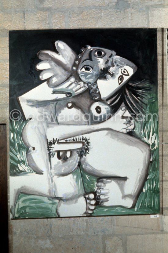 Exhibition "Pablo Picasso 1969-1970" (Avignon I), Palais des Papes, Avignon, 1.5.-30.9.1970. - Photo by Edward Quinn