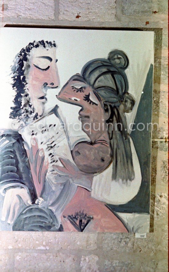 Exhibition "Pablo Picasso 1969-1970" (Avignon I), Palais des Papes, Avignon, 1.5.-30.9.1970. - Photo by Edward Quinn