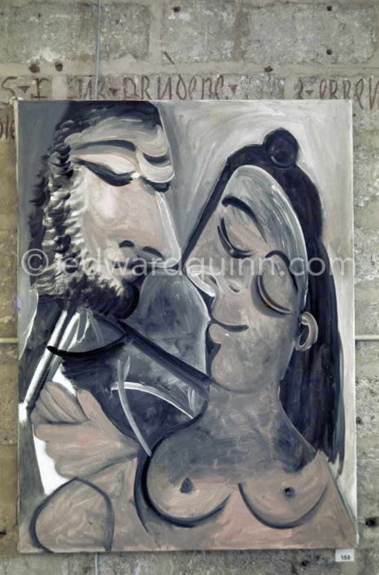 Exhibition "Pablo Picasso 1969-1970" (Avignon I), Palais des Papes, Avignon, 1.5.-30.9.1970. - Photo by Edward Quinn