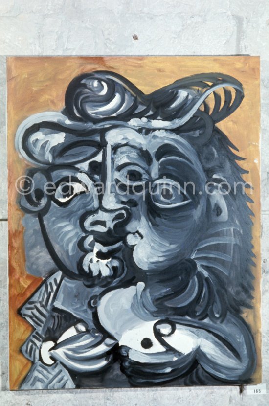 Exhibition "Pablo Picasso 1969-1970" (Avignon I), Palais des Papes, Avignon, 1.5.-30.9.1970. - Photo by Edward Quinn