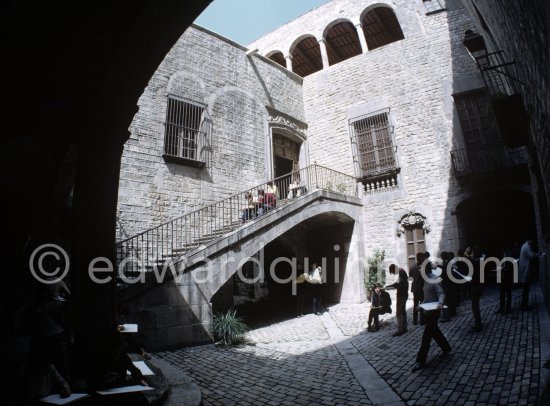 Museu Pablo Picasso de Barcelona 1970. - Photo by Edward Quinn