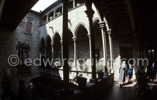 Museu Pablo Picasso de Barcelona 1970. - Photo by Edward Quinn