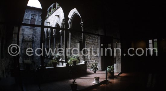 Museu Pablo Picasso de Barcelona 1970. - Photo by Edward Quinn