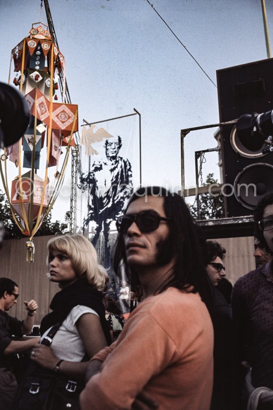 Claude Picasso. Pablo Picasso's 90th birthday festivities. Vallauris 24.10.1971. - Photo by Edward Quinn