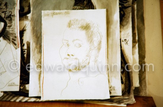 Mas Notre-Dame-de-Vie, Mougins 1972. - Photo by Edward Quinn