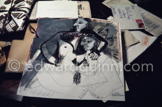 Mas Notre-Dame-de-Vie, Mougins 1972. - Photo by Edward Quinn