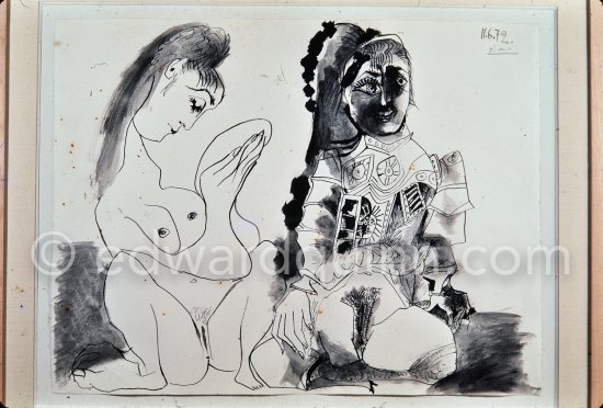 Mas Notre-Dame-de-Vie, Mougins 1972. - Photo by Edward Quinn