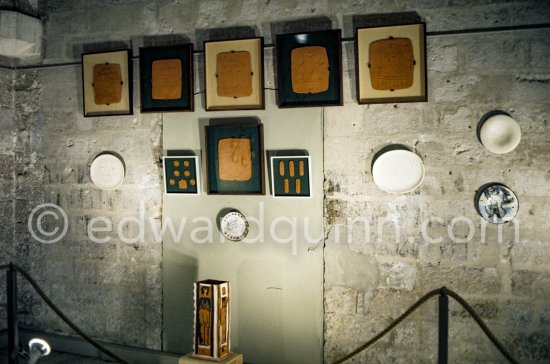 Exhibition Pablo Picasso 1970-72 (Avignon II) Palais des Papes, Avignon, 23.5.-23.9.1973. - Photo by Edward Quinn