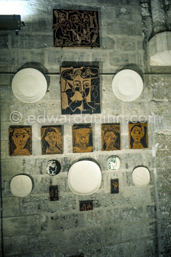 Exhibition Pablo Picasso 1970-72 (Avignon II) Palais des Papes, Avignon, 23.5.-23.9.1973. - Photo by Edward Quinn