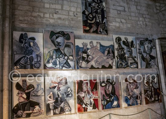 Exposition Pablo Picasso 1970-1972. 201 peintures. 23.5.-23.9.1973. Palais des Papes, Avignon. Festival d'Avignon 1973. (Avignon II) - Photo by Edward Quinn