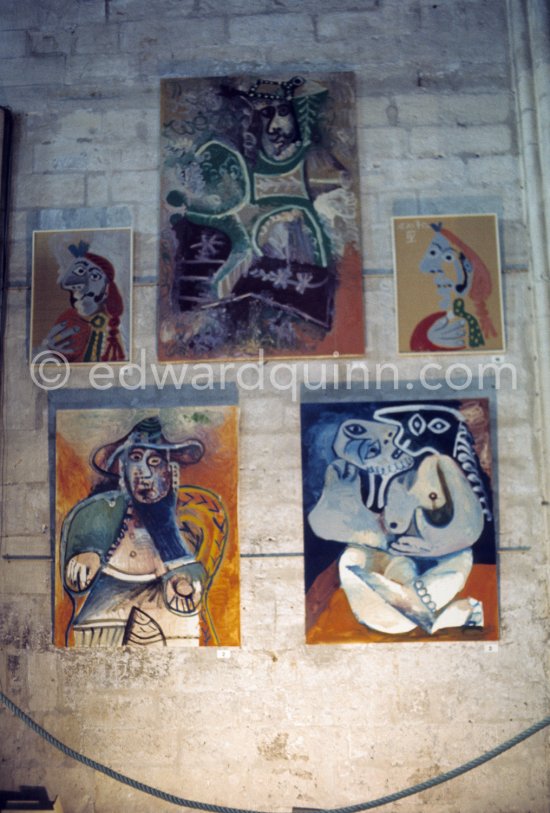 Exposition Pablo Picasso 1970-1972. 201 peintures. 23.5.-23.9.1973. Palais des Papes, Avignon. Festival d'Avignon 1973. (Avignon II) - Photo by Edward Quinn