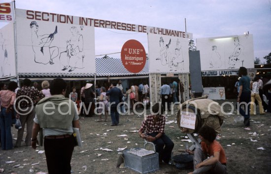 Exhibition "Pablo Picasso", organized by the Communist Party and the newspaper "L'Humanité". La Courneuve, 5.9.-9.9.1973. - Photo by Edward Quinn