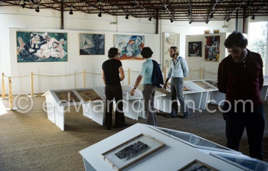 Exhibition "Pablo Picasso", organized by the Communist Party and the newspaper "L'Humanité". La Courneuve, 5.9.-9.9.1973. - Photo by Edward Quinn