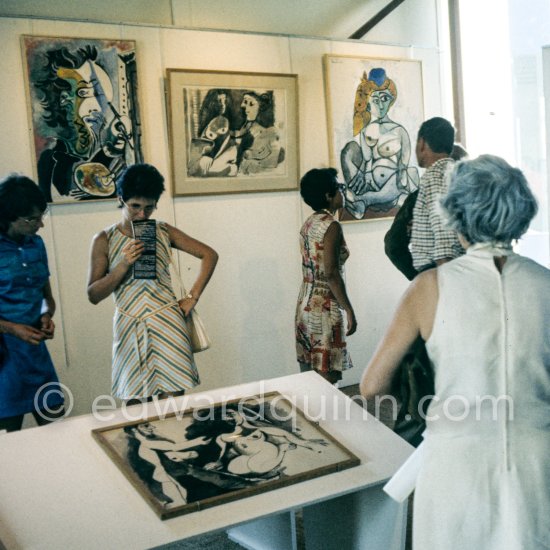 Exhibition "Pablo Picasso", organized by the Communist Party and the newspaper "L'Humanité". La Courneuve, 5.9.-9.9.1973. - Photo by Edward Quinn