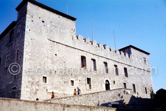 Château d'Antibes, Musée Pablo Picasso 1973. - Photo by Edward Quinn