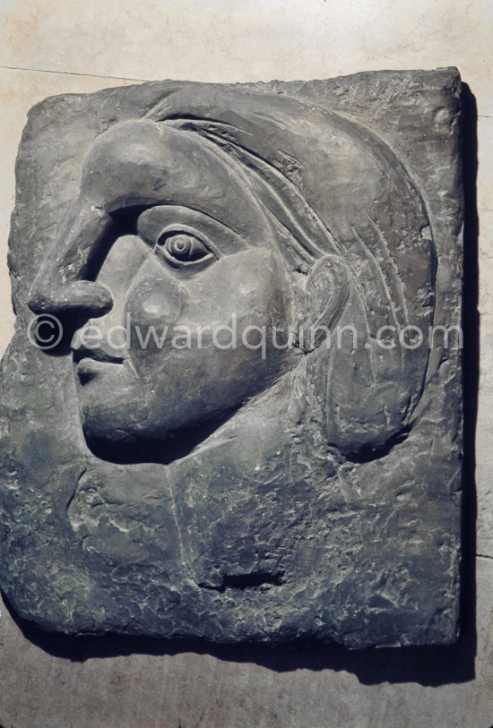 Studio de la sculpture. Ground floor, Mas Notre-Dame-de-Vie, Mougins 1974. (Photographed after Pablo Picasso’s death.) - Photo by Edward Quinn