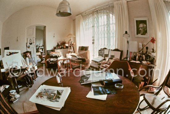 Mas Notre-Dame-de-Vie, Mougins 1974. (Photographed after Pablo Picasso’s death.) - Photo by Edward Quinn