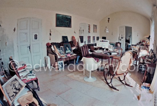 Mas Notre-Dame-de-Vie, Mougins 1974. (Photographed after Pablo Picasso’s death.) - Photo by Edward Quinn