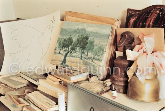 Mas Notre-Dame-de-Vie, Mougins 1974. (Photographed after Pablo Picasso’s death.) - Photo by Edward Quinn