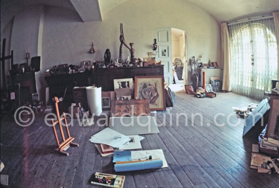 Mas Notre-Dame-de-Vie, Mougins 1974. (Photographed after Pablo Picasso’s death.) - Photo by Edward Quinn