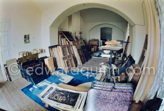 Mas Notre-Dame-de-Vie, Mougins 1974. (Photographed after Pablo Picasso’s death.) - Photo by Edward Quinn