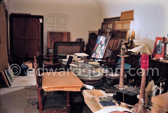 Mas Notre-Dame-de-Vie, Mougins 1974. (Photographed after Pablo Picasso’s death.) - Photo by Edward Quinn