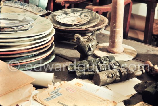 Mas Notre-Dame-de-Vie, Mougins 1974. (Photographed after Pablo Picasso’s death.) - Photo by Edward Quinn