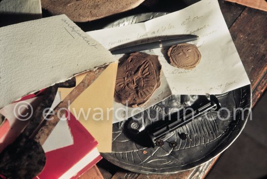 Mas Notre-Dame-de-Vie, Mougins 1974. - Photo by Edward Quinn