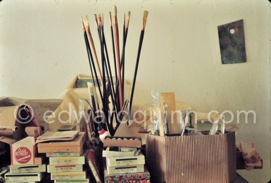 Mas Notre-Dame-de-Vie, Mougins 1974. (Photographed after Pablo Picasso’s death.) - Photo by Edward Quinn