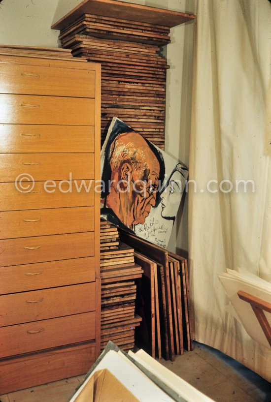 Mas Notre-Dame-de-Vie, Mougins 1974. (Photographed after Pablo Picasso’s death.) - Photo by Edward Quinn